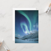 Noordelijke lichten kaart (Voorkant / Achterkant in situ)