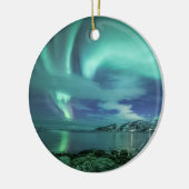 Noordelijke lichten keramisch ornament (Links)