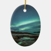 Noordelijke lichten keramisch ornament (Voorkant)