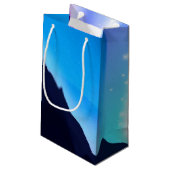 Noordelijke lichten klein cadeauzakje (Achterkant Gekanteld)