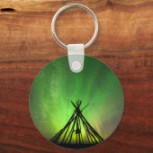 Noordelijke lichten lavu sleutelhanger (Voorkant)