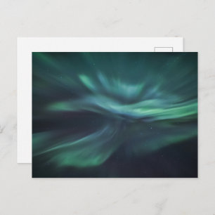 Noordelijke Lichten Noorwegen Aankondigingskaart