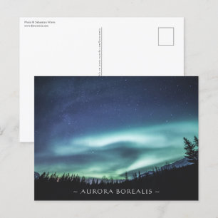 Noordelijke Lichten Noorwegen Briefkaart