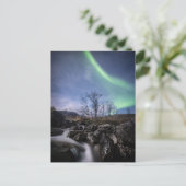 Noordelijke Lichten Noorwegen Briefkaart (Staand voorkant)