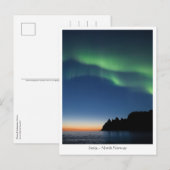 Noordelijke Lichten Noorwegen Briefkaart (Voorkant / Achterkant)