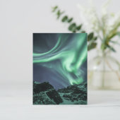 Noordelijke Lichten Noorwegen Briefkaart (Staand voorkant)