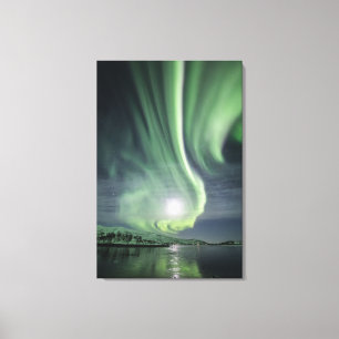 Noordelijke Lichten Noorwegen Canvas Afdruk