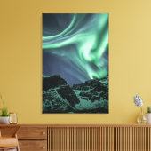 Noordelijke Lichten Noorwegen Canvas Afdruk (Insitu (Woonkamer))