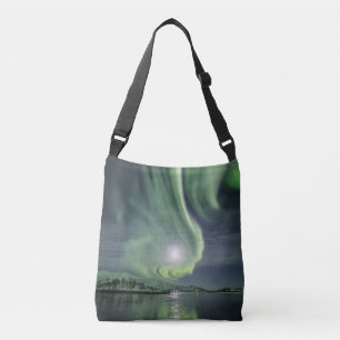 Noordelijke Lichten Noorwegen Crossbody Tas