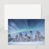 Noordelijke Lichten Noorwegen Kaart (Voorkant / Achterkant)