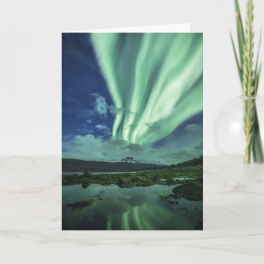 Noordelijke Lichten Noorwegen Kaart (Voorkant)