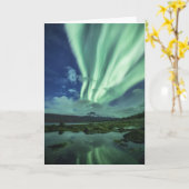 Noordelijke Lichten Noorwegen Kaart (Gele Bloem)