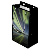 Noordelijke Lichten Noorwegen Klein Cadeauzakje (Voorkant Gekanteld)