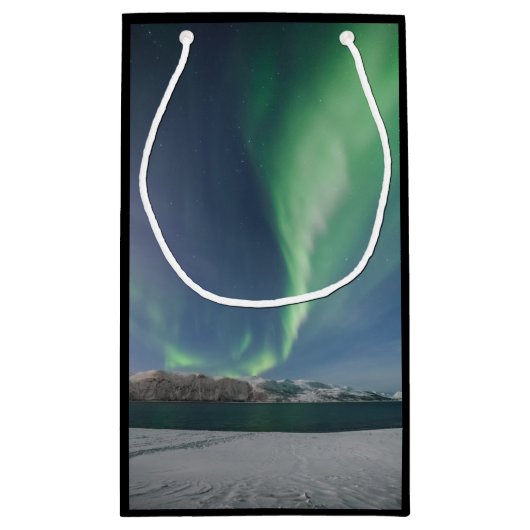 Noordelijke Lichten Noorwegen Klein Cadeauzakje (Achterkant)