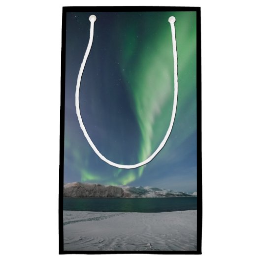 Noordelijke Lichten Noorwegen Klein Cadeauzakje (Voorkant)