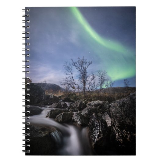 Noordelijke Lichten Noorwegen Notitieboek (Voorkant)