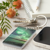 Noordelijke Lichten Noorwegen Sleutelhanger (Voorkant Rechts)