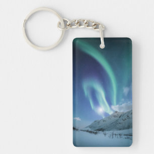 Noordelijke Lichten Noorwegen Sleutelhanger