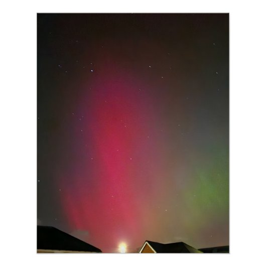 Noordelijke lichten perfect poster (Voorkant)