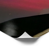 Noordelijke lichten perfect poster (Hoek)