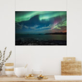 Noordelijke lichten poster (Keuken)