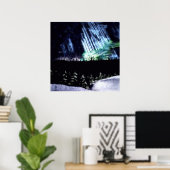 Noordelijke lichten poster (Thuiskantoor)