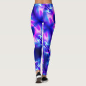 Noordelijke Lichten Roze & Blauw - Leggings (Achterkant)