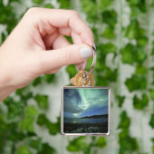 Noordelijke lichten sleutelhanger (Hand)
