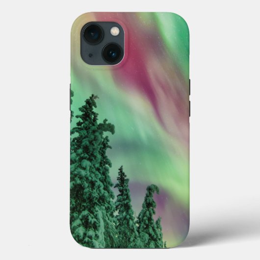 Noordelijke lichten | Winter in Glennallen, Alaska Case-Mate iPhone Case (Achterkant)