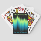 Noordelijke lichtkaarten - Aangepaste speelkaarten (Achterkant)