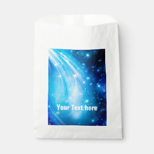 Noordelijke lichtsterren blauw + jouw tekst & idee bedankzakje