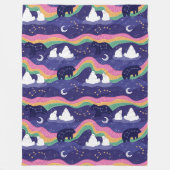 Noordelijke lights Fleece Blanket (Voorkant)