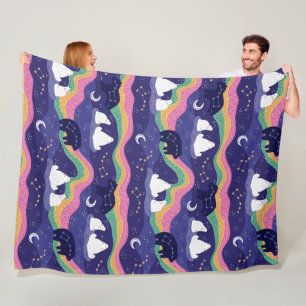 Noordelijke lights Fleece Blanket Deken