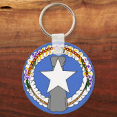 Noordelijke Mariana Flag Sleutelhanger (Voorkant)