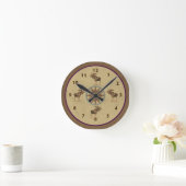 Noordelijke Moose Clock Ronde Klok (Huis)