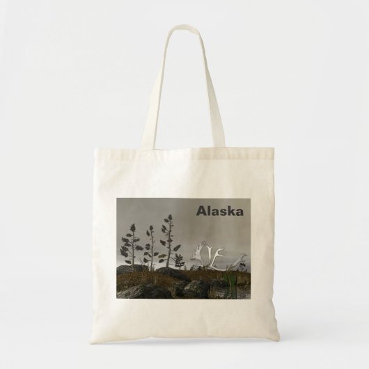 Noordelijke rand Antlers Tote Bag (Voorkant)