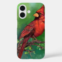 Noordelijke Rode Kardinaal iPhone Case