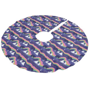 Noordelijke ruitboomroer imitatie linnen kerstboom kleed