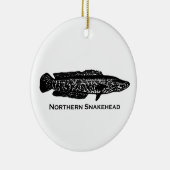 Noordelijke snakehead keramisch ornament (Rechts)