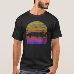 Noordelijke Snoek Retro Visschema Visser T-shirt