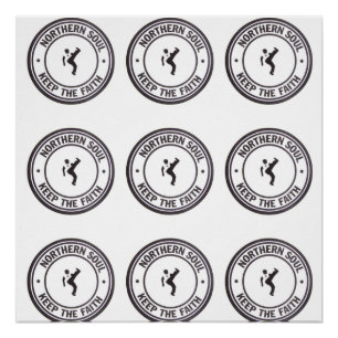 Noordelijke sol houdt de Faith Slogans & Dancer Perfect Poster