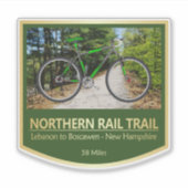 Noordelijke spoorlijn (fiets2) sticker (Voorkant)