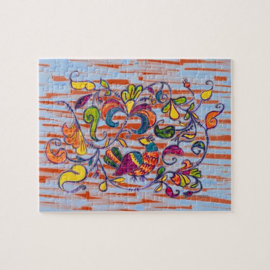 Noordelijke vogel legpuzzel (Horizontaal)