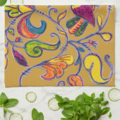 Noordelijke vogel theedoek (Gevouwen)