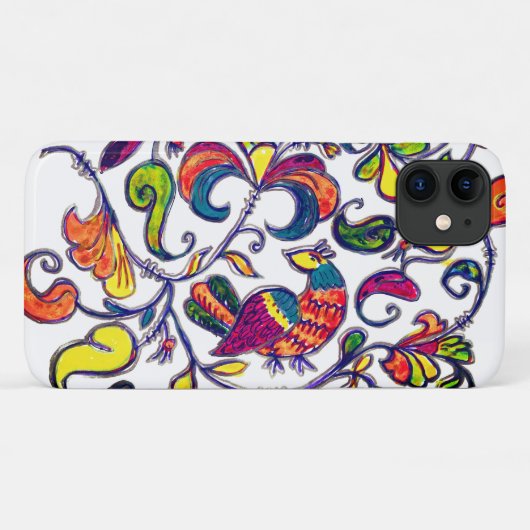 Noordelijke Vogel uit Rusland Case-Mate iPhone Case (Achterkant (horizontaal))