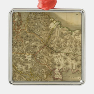 Noordelijke Westerne eilanden Metalen Ornament