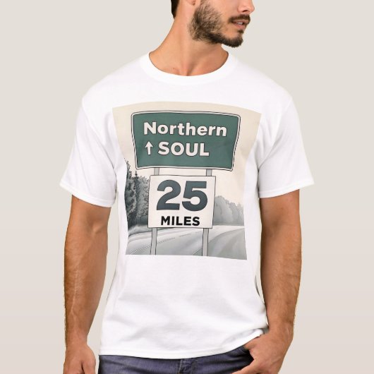 Noordelijke ziel 25 mijl T-Shirt (Voorkant)