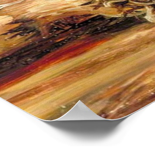 Noorden - Een gestorven Giant Calaveras Grove Cali Poster (Hoek)