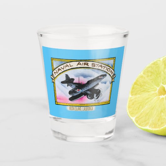 NOORDEREILAND SHOT GLAS (Voorkant)