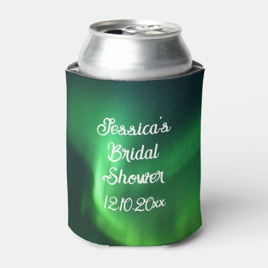 Noorderlicht Aurora Borealis Bruidsmeisjesfeest Blikjeskoeler (Blikje Voorkant)